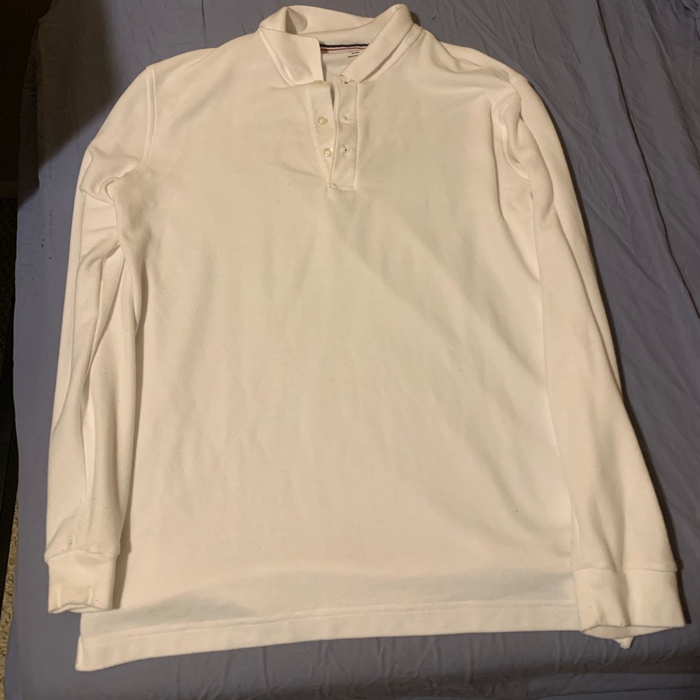 French Toast Long Sleeved Polo Shirt